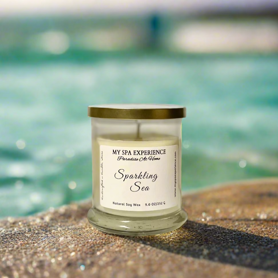 Sparkling Sea Candle