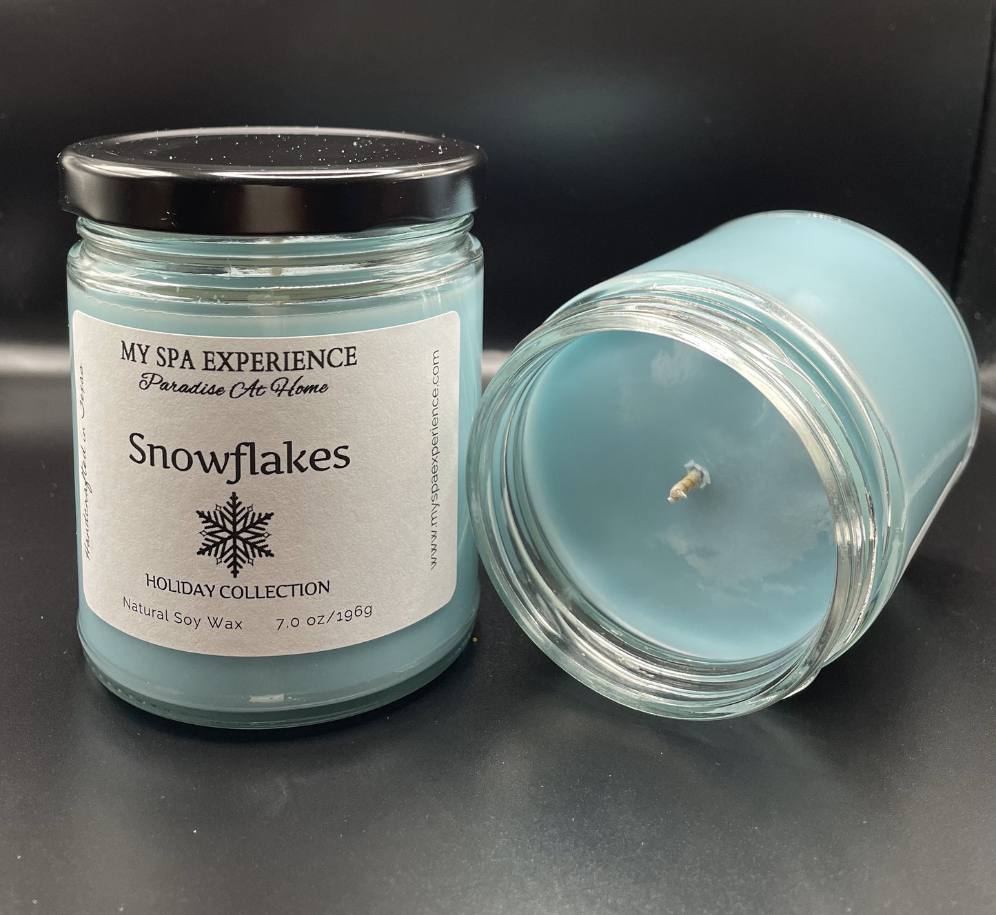Snowflakes Candle