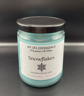 Snowflakes Candle